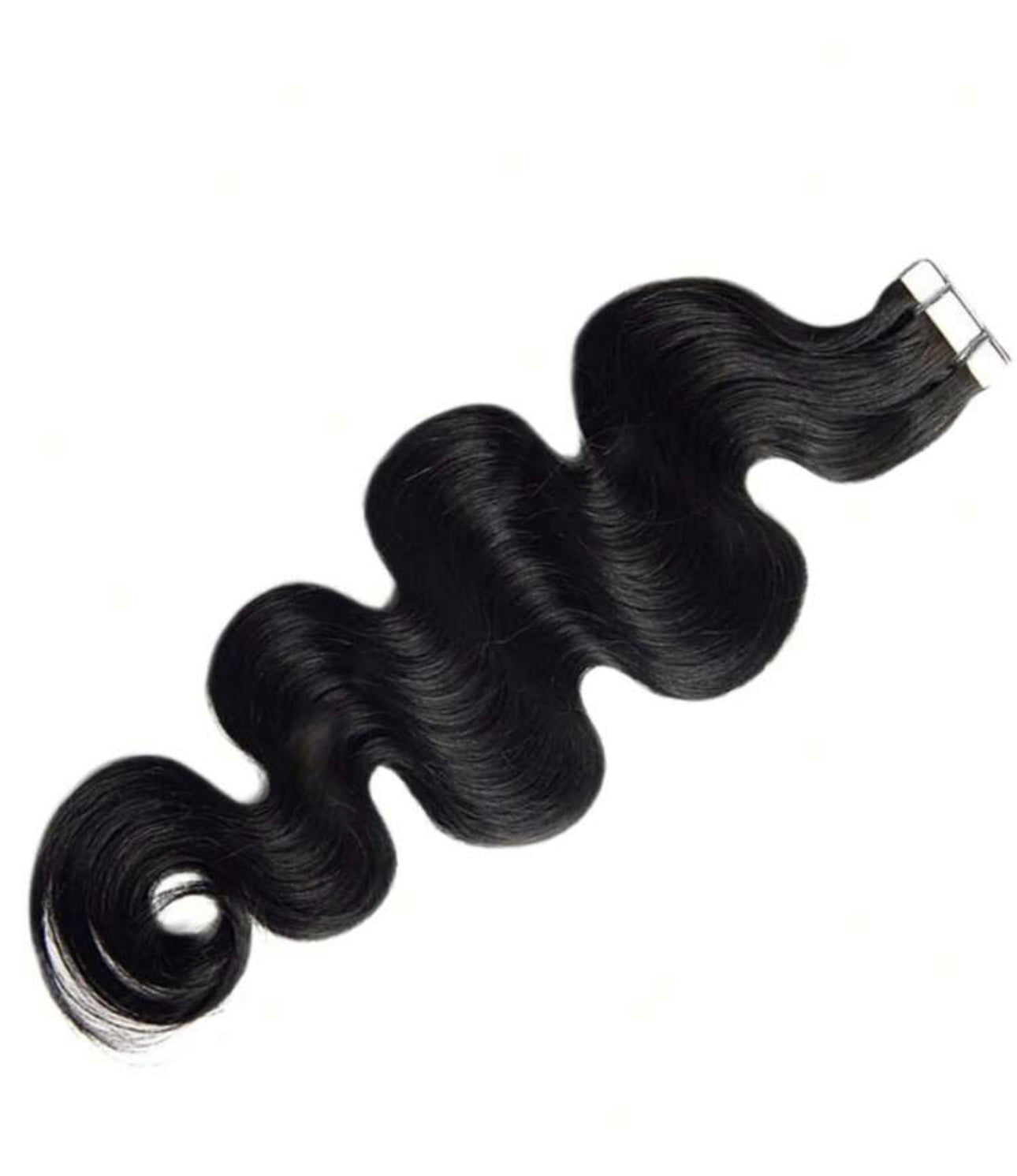 22” body tap in human hair naturally colour