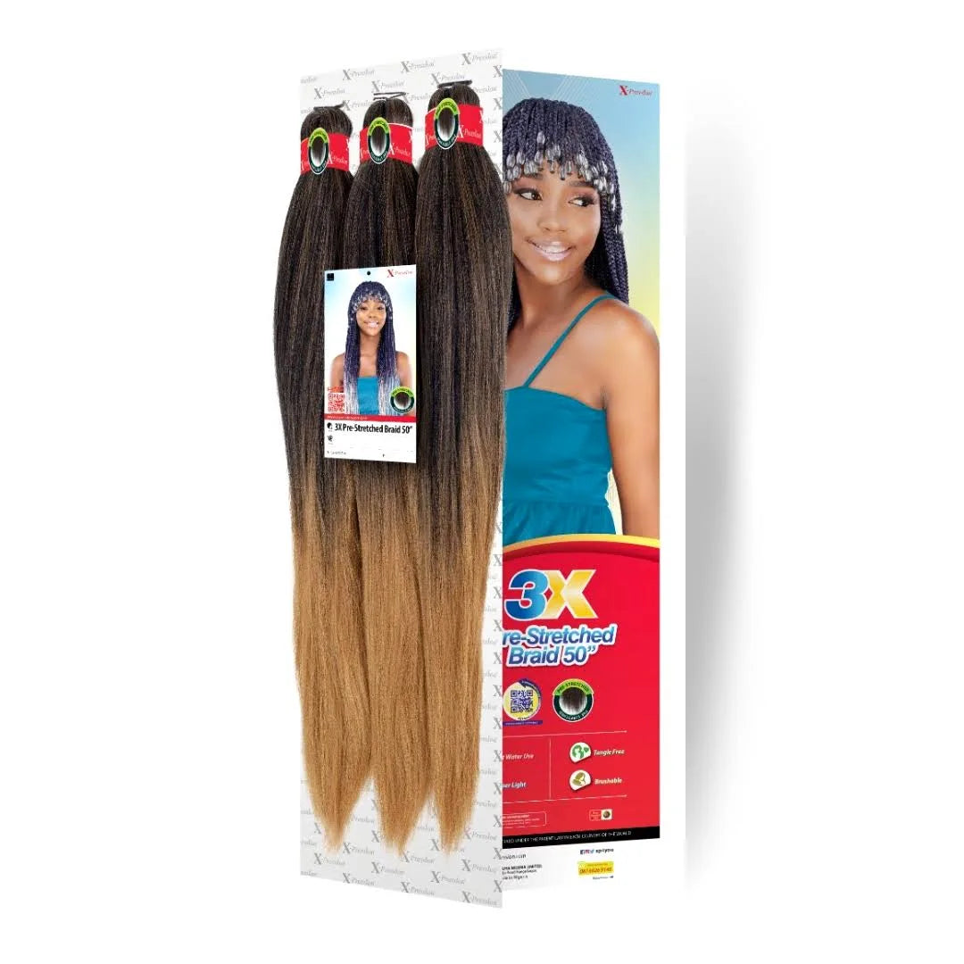 3X pre stretched 50” colour 1B/27