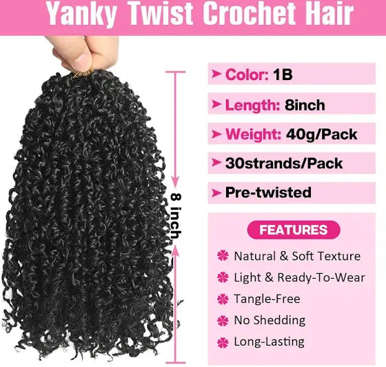 Hanky Twists Crochet Braids